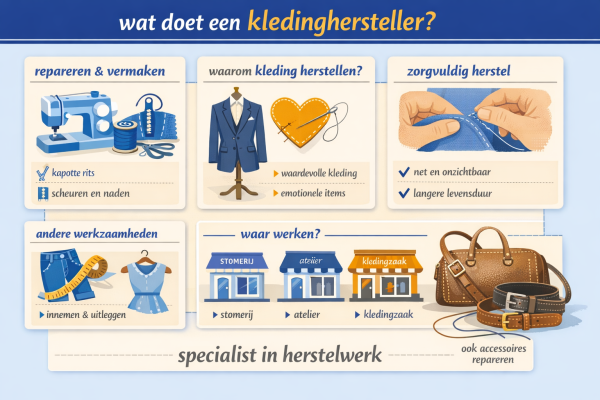 Wat doet een kledinghersteller